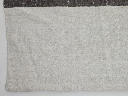 Handmade Kilim Rug, Turkish Striped Kilim Rug, Area Flat Weave Kilim Rug, Large Rug, White Hemp Rug, Oversize Rug, Rug Kilim 10x15, 8826