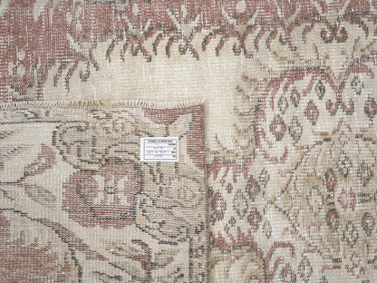 Turkish Rug, Vintage Rug, Handmade Rug, Area Rug, Oushak Rug, Carpet Rug, Bedroom Rug, Rug 5x9, Turkish Carpet, Neutral Rug, 11462