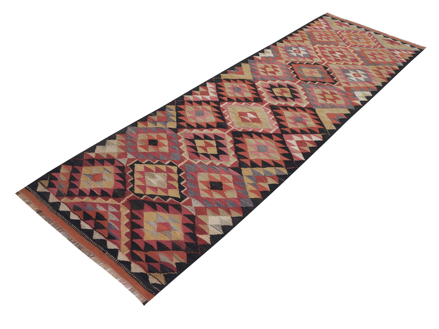 Turkish Runner, Handmade Runner Rug, Vintage Runner, Oushak Runner, Rug Runner, Hallway Runner, Bohemian Rug, Runner Rug 3x10, 11394