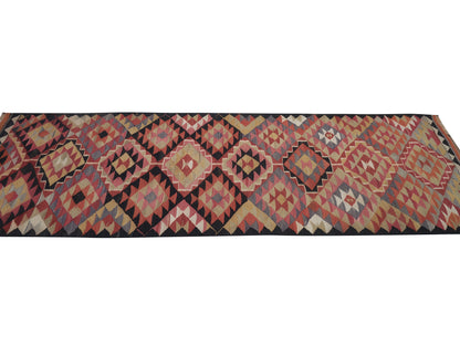 Turkish Runner, Handmade Runner Rug, Vintage Runner, Oushak Runner, Rug Runner, Hallway Runner, Bohemian Rug, Runner Rug 3x10, 11394