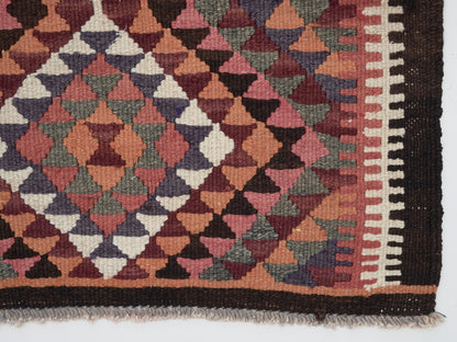 Runner Rug 3x12, Oushak Handmade Runner Rug, Vintage Faded Rug, Turkish Kilim Runner Rug, Rug Runner, Bohemian Rug, Anatolia Rug, 11391