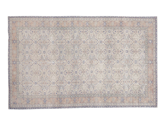 Vintage Handmade Rug, Turkish Oushak Unique Rug, Neutral Rug, Area Floor Rug, Coastal Decor, Living Room Rug, Carpet Rug, Rug 6x10, 10534