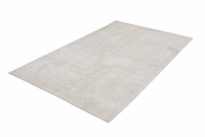 Turkish Vintage Rug, Handmade Area Rug, Oushak Unique Rug, Neutral Muted Rug, Vintage Carpet, Turkey Rug, Rug 5x8, Carpet Rug, 12378