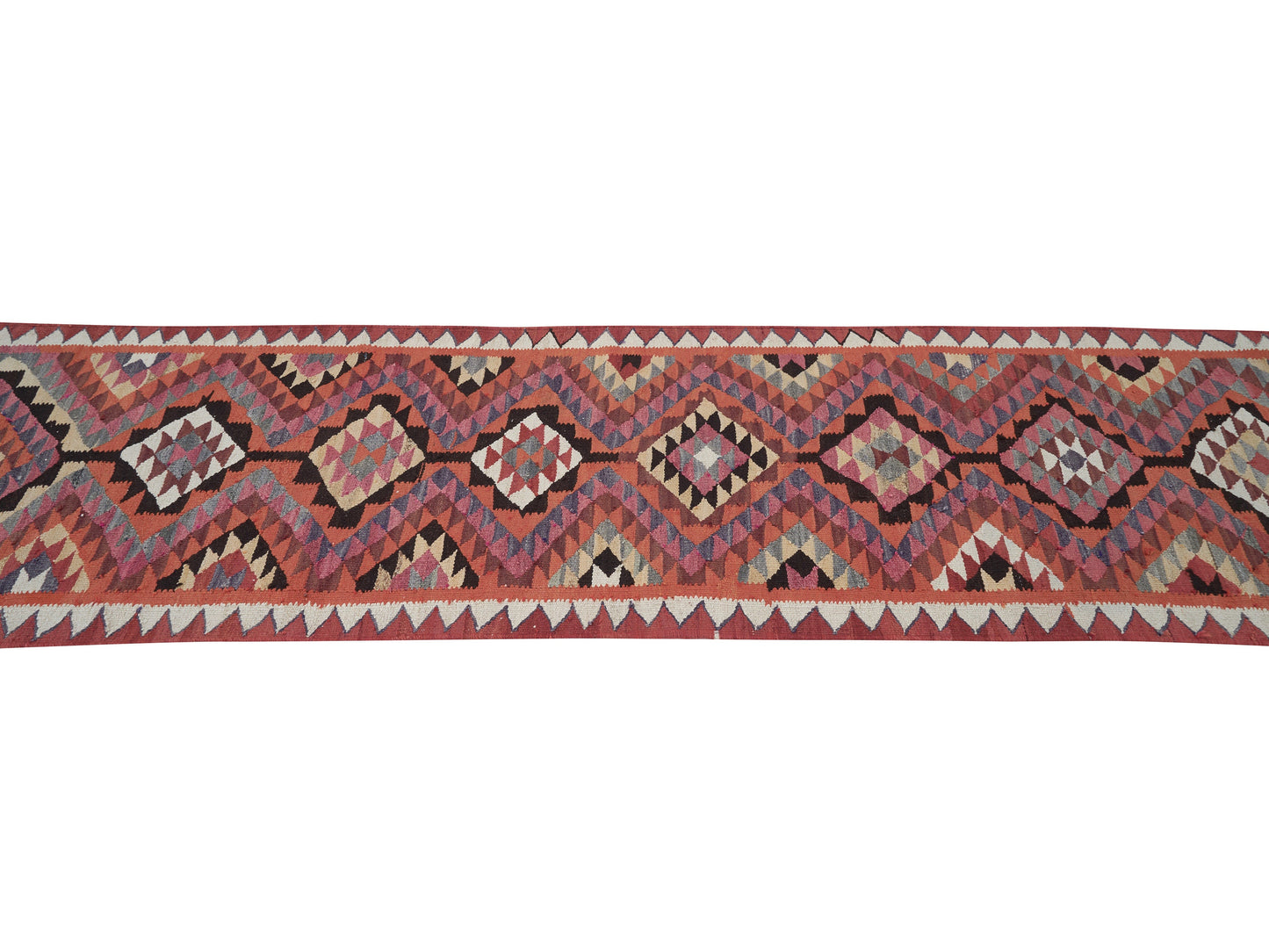 Runner Rug 3x11, Turkish Runner, Vintage Runner, Oushak Runner, Kitchen Runner, Anatolia Rug, Bohemian Rug, Rug Runner, Kilim Runner, 11323