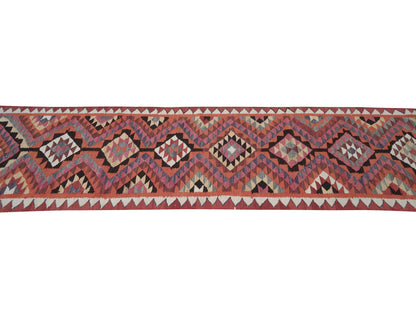 Runner Rug 3x11, Turkish Runner, Vintage Runner, Oushak Runner, Kitchen Runner, Anatolia Rug, Bohemian Rug, Rug Runner, Kilim Runner, 11323