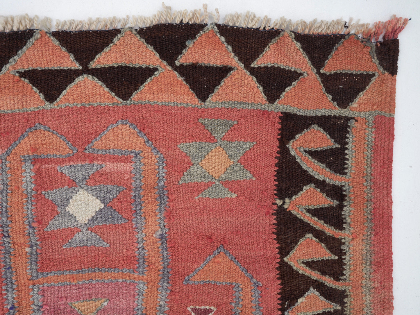 Kilim Runner Rug, Rug Runner 3x11, Turkish Handmade Runner Rug, Oushak Antique Runner Rug, Vintage Kilim Runner Rug, Hallway Runner, 11304