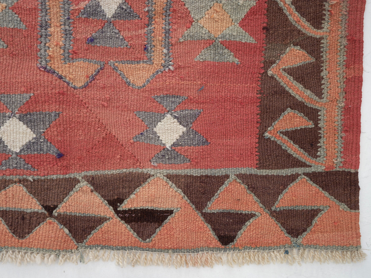 Kilim Runner Rug, Rug Runner 3x11, Turkish Handmade Runner Rug, Oushak Antique Runner Rug, Vintage Kilim Runner Rug, Hallway Runner, 11304