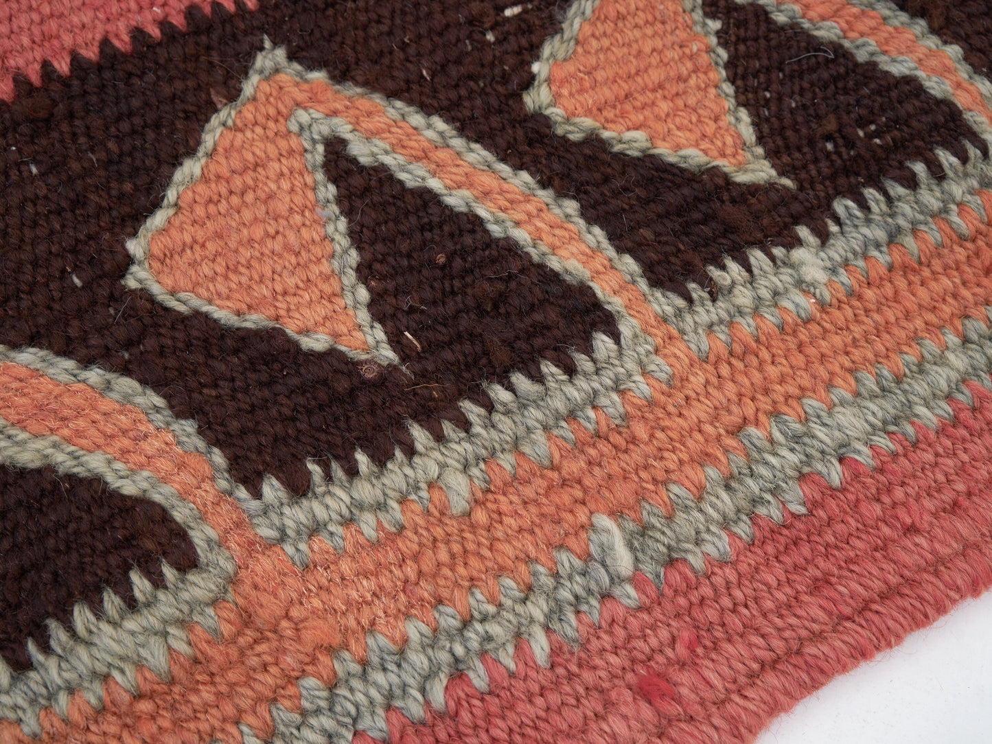 Kilim Runner Rug, Rug Runner 3x11, Turkish Handmade Runner Rug, Oushak Antique Runner Rug, Vintage Kilim Runner Rug, Hallway Runner, 11304