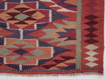 Runner Rug 3x10, Turkish Runner, Vintage Runner, Oushak Runner, Kitchen Runner, Anatolia Rug, Rug Runner, Bohemian Rug, Kilim Runner, 11103