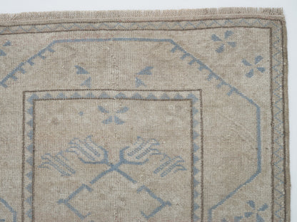Oushak Rug, Turkish Rug, Vintage Rug, Handmade Runner Rug, Carpet Runner, Primitive Rug, Entryway Rug, Rug Runner, Runner Rug 3x9, 12429