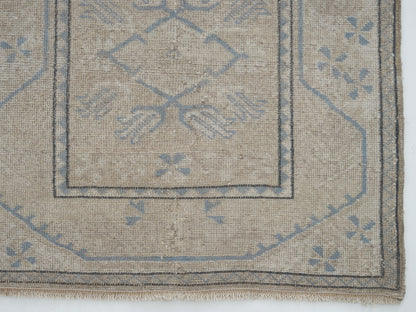 Oushak Rug, Turkish Rug, Vintage Rug, Handmade Runner Rug, Carpet Runner, Primitive Rug, Entryway Rug, Rug Runner, Runner Rug 3x9, 12429