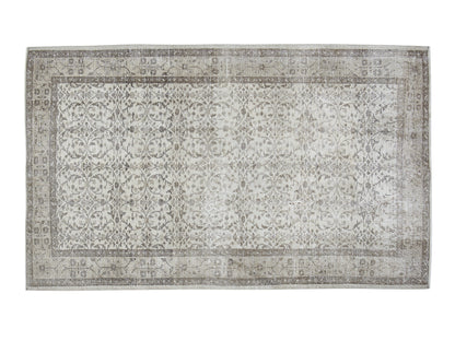 Vintage Rug, Handmade Rug, Area Rug, Oushak Rug, Turkish Rug, Primitive Rug, Living Room Rug, Turkish Carpet, Neutral Rug, Rug 5x8, 12426