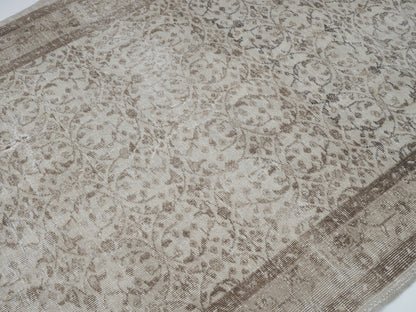 Vintage Rug, Handmade Rug, Area Rug, Oushak Rug, Turkish Rug, Primitive Rug, Living Room Rug, Turkish Carpet, Neutral Rug, Rug 5x8, 12426