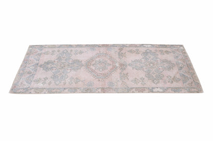Turkish Vintage Oushak Rug, Handmade Area Eclectic Rug, Bedroom Rug, Carpet Rug, Rug 3x4, Bohemian Rug, Turkey Rug, Anatolia Rug, 12342