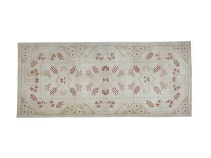 Oushak Rug, Area Rug, Vintage Rug, Handmade Rug, Turkish Rug, Neutral Rug, Scandinavian Rug, Living Room Rug, Turkey Rug, Rug 3x5, 12400