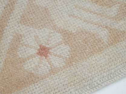 Oushak Rug, Area Rug, Vintage Rug, Handmade Rug, Turkish Rug, Neutral Rug, Scandinavian Rug, Living Room Rug, Turkey Rug, Rug 3x5, 12400