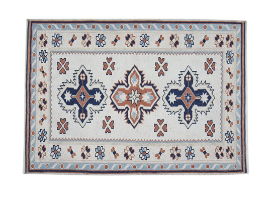 Vintage Handmade Area Rug, Turkish Oushak Eclectic Rug, Bohemian Rug, Anatolia Rug, Living Room Rug, Turkey Rug, Carpet Rug, Rug 3x4, 12398