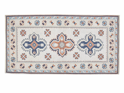 Turkish Rug, Handmade Rug, Vintage Rug, Oushak Rug, Area Rug, Neutral Rug,Office Rug, Carpet Rug, Turkish Carpet, Turkey Rug, Rug 3x5, 12355