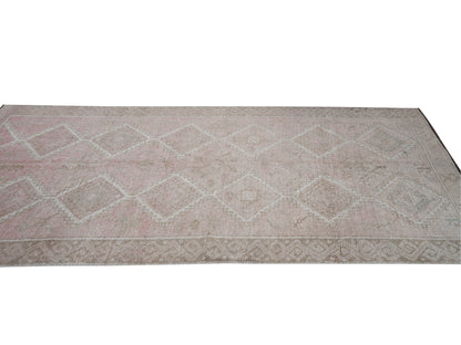 Oushak Handmade Area Rug, Turkish Vintage Unique Rug, Neutral Muted Rug,Turkish Carpet, Carpet Rug, Bedroom Rug, Turkey Rug, Rug 5x10, 12412