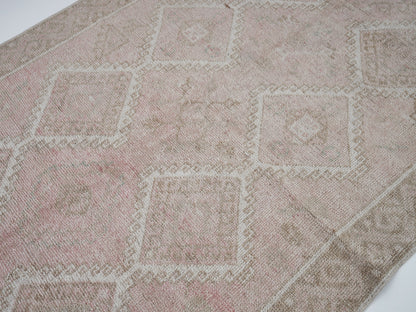 Oushak Handmade Area Rug, Turkish Vintage Unique Rug, Neutral Muted Rug,Turkish Carpet, Carpet Rug, Bedroom Rug, Turkey Rug, Rug 5x10, 12412