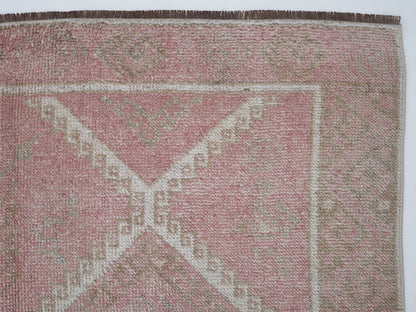 Oushak Handmade Area Rug, Turkish Vintage Unique Rug, Neutral Muted Rug,Turkish Carpet, Carpet Rug, Bedroom Rug, Turkey Rug, Rug 5x10, 12412