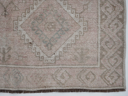Oushak Handmade Area Rug, Turkish Vintage Unique Rug, Neutral Muted Rug,Turkish Carpet, Carpet Rug, Bedroom Rug, Turkey Rug, Rug 5x10, 12412