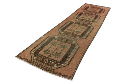 Turkish Vintage Oushak Runner, 3x13 Rug Runner, Hallway Rug, Kitchen rug, Rustic Turkish Carpet Runner Rug, Oushak Runner ,5799