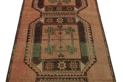 Turkish Vintage Oushak Runner, 3x13 Rug Runner, Hallway Rug, Kitchen rug, Rustic Turkish Carpet Runner Rug, Oushak Runner ,5799