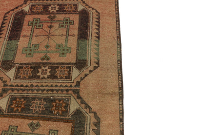 Turkish Vintage Oushak Runner, 3x13 Rug Runner, Hallway Rug, Kitchen rug, Rustic Turkish Carpet Runner Rug, Oushak Runner ,5799