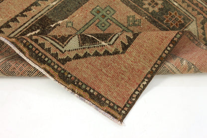 Turkish Vintage Oushak Runner, 3x13 Rug Runner, Hallway Rug, Kitchen rug, Rustic Turkish Carpet Runner Rug, Oushak Runner ,5799