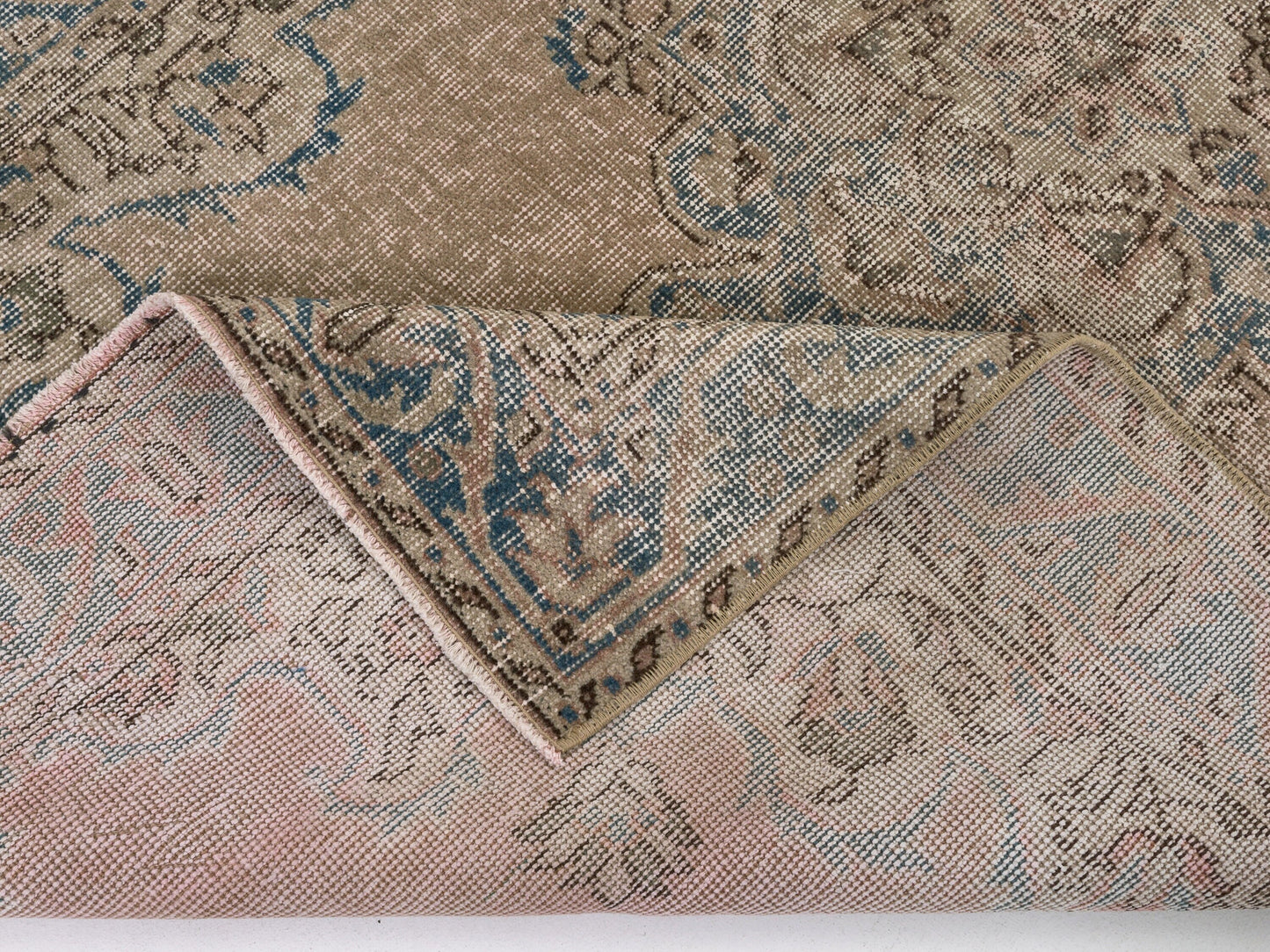 Eclectic Decor Area rug, Turkish Carpet rug, Oushak Handmade rug, Vintage Rug, Bohemian rug, Bedroom rug, Entryway rug, Turkey rug, 8734