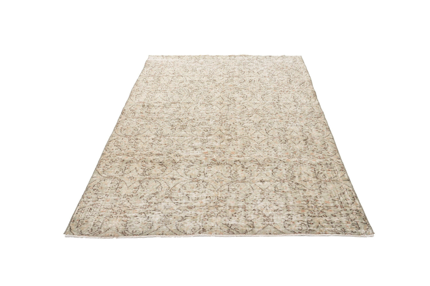 4x7 Area Rug ,Anatolia Vintage Rug ,Turkish Rug, Oushak Rug ,Neutral Rug ,Unique Rug ,Old Rug ,Ethnic Rug ,9674