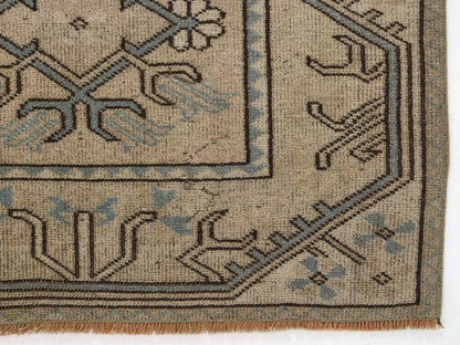 Neutral Vintage rug , Turkish Oushak Old rug , Anatolia Handmade Unique rug , Traditional rug , Antique rug , Small Carpet rug 3x5 ,8725