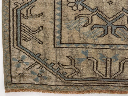 Neutral Vintage rug , Turkish Oushak Old rug , Anatolia Handmade Unique rug , Traditional rug , Antique rug , Small Carpet rug 3x5 ,8725