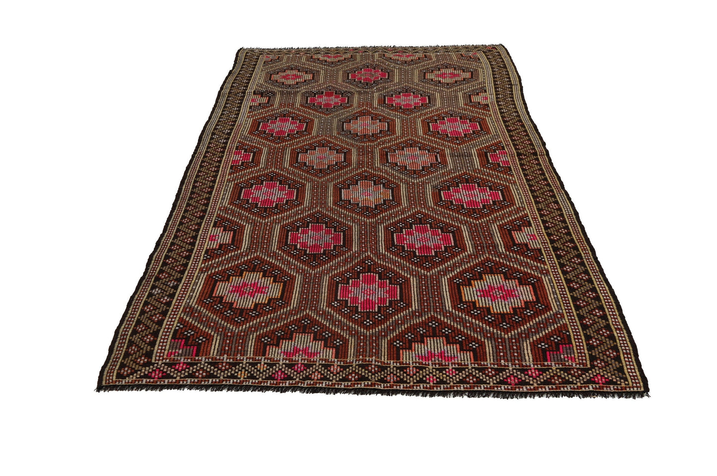 6x9 Kilim rug, Large Turkish Vintage Rug, Handmade Unique Boho Rug, Area Contemporary Rug, One-of-a-kind, Shabby chic, 8042