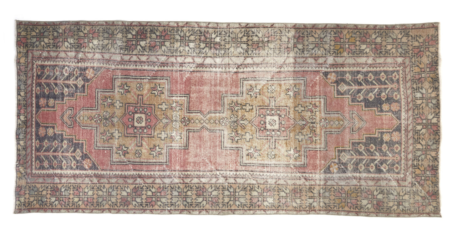 Handmade Oushak Rug, Turkish Rug, Vintage Rug, Carpet Rug, Turkey rug, Unique rug, Area rug, 4x9 Turkish Rug, Anatolia rug, Wool rug, 8921