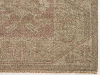 Neutral Rug, Beige Small Rug, Vintage Carpet, Turkish Carpet, Area Rug, 3x5 Rug, Faded Oushak Rug, Wool Handmade Rug, Entryway rug, 8951