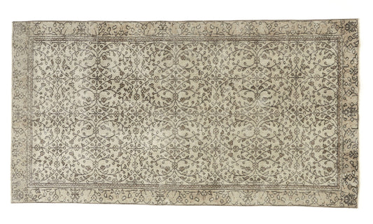 4x7 Area Rug , Vintage Turkish Handmade Rug ,Anatolia Oushak Rug, Bedroom Rug, Neutral Rug ,Unique Rug, Carpet rug, 9633