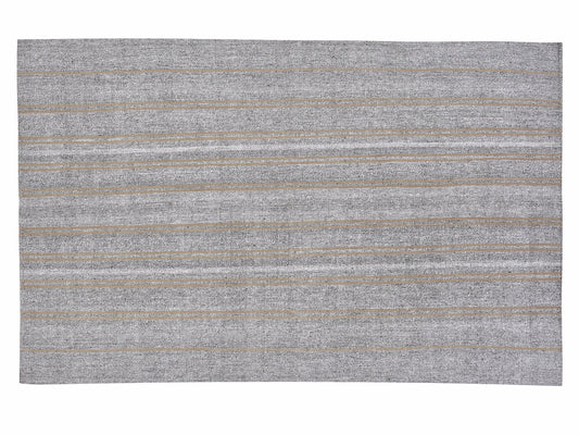 Handmade Area Kilim Rug, Turkish Antique Kilim Rug, Vintage Faded Kilim Rug, Coastal Decor, Gray Rug, Bedroom Rug, Kilim Rug 7x9, 12218