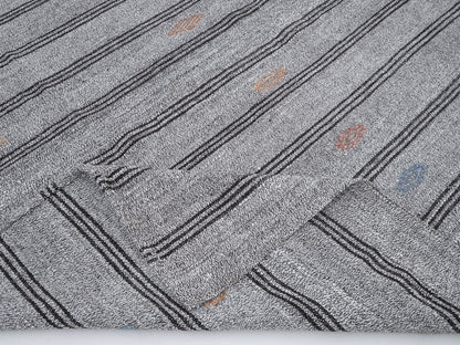 Vintage Handmade Kilim Rug, Turkish Faded Kilim Rug, Area Unique Kilim Rug, Gray Rug, Living Room Rug, Rug Kilim, Kilim Rug 6x8, 12213