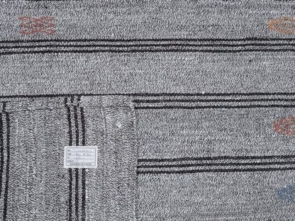 Vintage Handmade Kilim Rug, Turkish Faded Kilim Rug, Area Unique Kilim Rug, Gray Rug, Living Room Rug, Rug Kilim, Kilim Rug 6x8, 12213