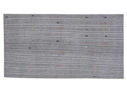 Turkish Vintage Kilim Rug, Handmade Unique Kilim Rug, Area Faded Kilim Rug, Neutral Floor Rug, Gray Rug, Rug Kilim, Kilim Rug 5x9, 12219