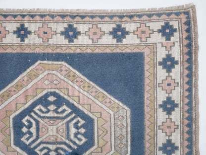 Vintage Rug, Turkish Rug, Oushak Rug, Handmade Rug, Area Rug, Neutral Rug, Bohemian Rug, Vintage Carpet, Carpet Rug, Rug 4x6, 12369