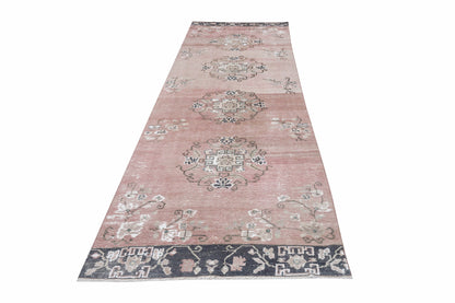 Turkish Runner, Oushak Runner, Vintage Runner, Hallway Runner, Carpet Runner, Runner Rug 3x12, Bohemian Rug,Long Runner, Floor Runner, 12481