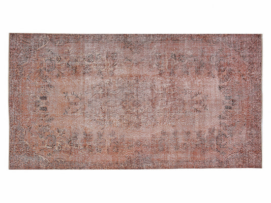 Turkish Vintage Rug, Handmade Oushak Rug, Area Faded Rug, Neutral Antique Rug, Bedroom Rug, Turkey Rug, Oushak Carpet, Rug 6x9, 12509