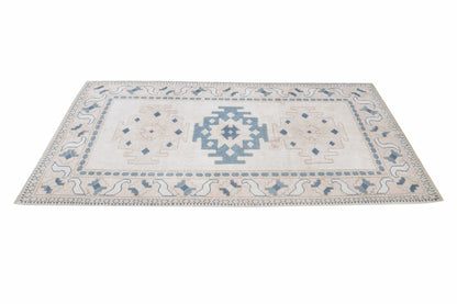 Turkish Handmade Area Rug, Vintage Oushak Rug, Kid Room Rug, Carpet Rug, Neutral Floor Rug, Turkish Carpet, Rug 4x6, Turkey Rug, 12468