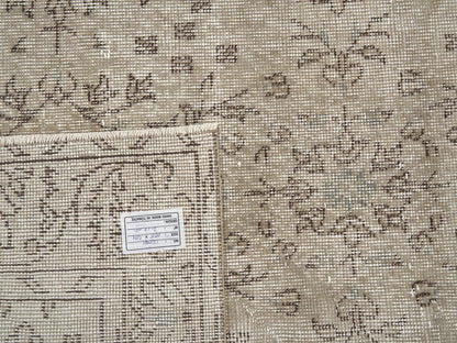Turkish Vintage Oushak Rug, Handmade Area Antique Rug, Carpet Rug, Rug 4x7, Turkish Carpet, Bedroom Rug, Primitive Rug, Turkey Rug, 12091