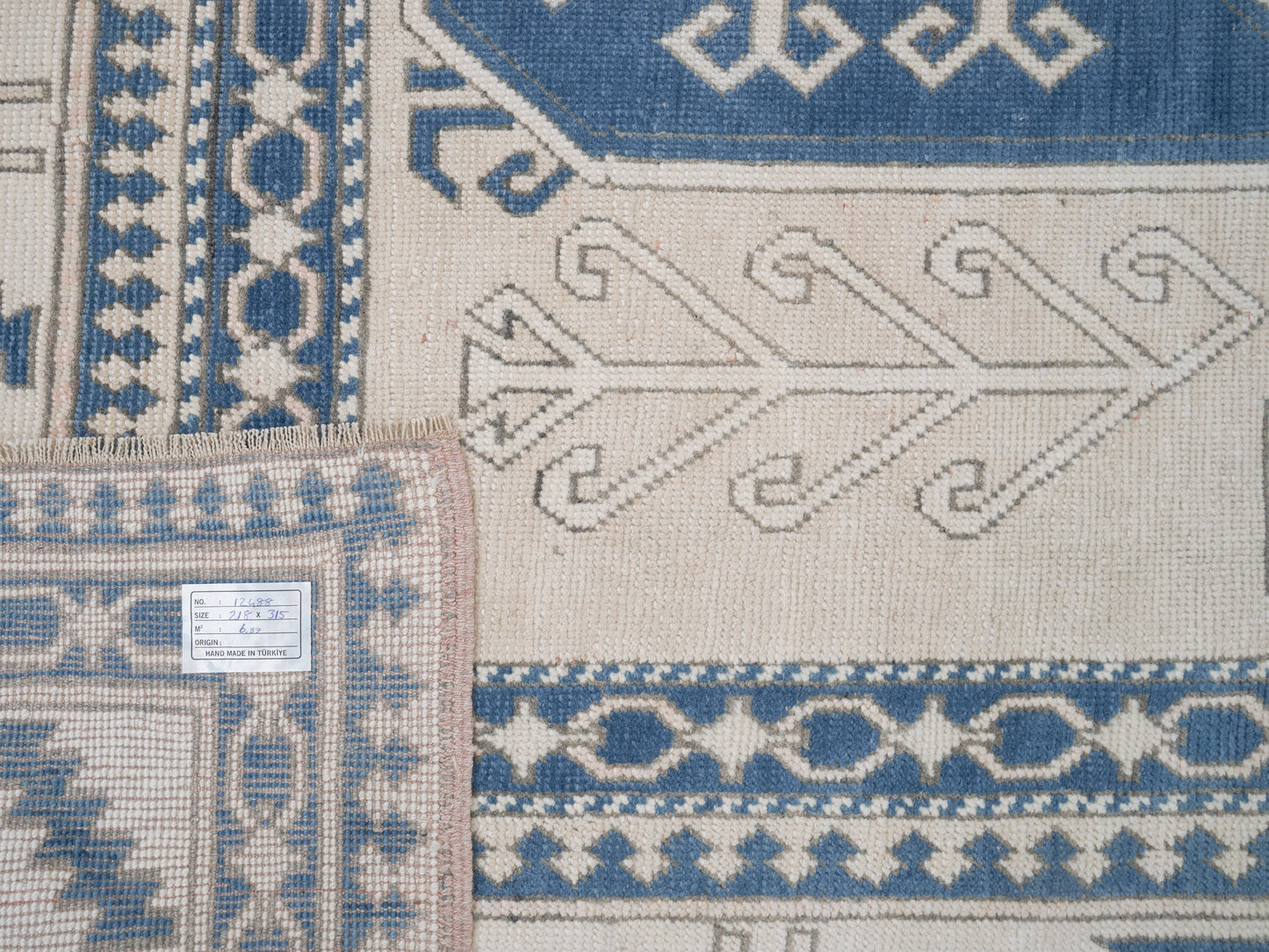 Vintage Oushak Rug, Turkish Handmade Rug, Area Eclectic Rug, Kid Room Rug, Bohemian Rug, Rug 7x10, Neutral Muted Rug, Turkish Carpet, 12488