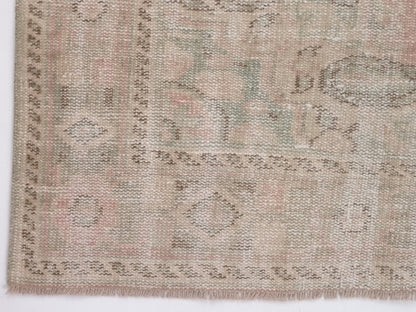 Turkish Rug, Oushak Rug, Vintage rug, Muted Pink rug, Carpet rug, Area rug, Faded rug,Floor rug,Pastel rug, Pink rug 6x10, Neutral rug,10284