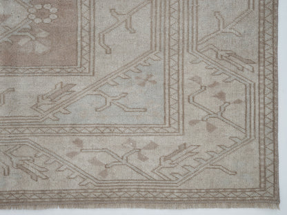 Turkish Rug, Vintage Rug, Handmade Rug, Area Rug, Oushak Rug, Neutral Rug, Bedroom Rug, Contemporary Decor, Turkish Carpet, Rug 5x8, 12421